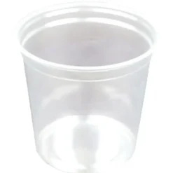 Bæger Deli Pot rund 400 ml Ø101xH76 mm RPET klar - 396 stk/krt