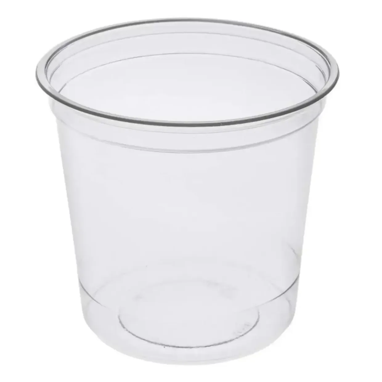 Bæger Deli Pot rund 500 ml Ø101xH95mm RPET Klar - 396 stk/krt