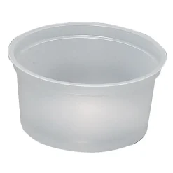 Bæger, naturel, polystyren, 200 ml - 800 stk