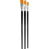 Big Size - Gold Line Pensel L: 31+32+33,5 cm B: 12+16+20 mm flad - 3 assorteret stk.