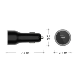 Billader - dbramante1928 USB-C 65W - 12/24V - Sort