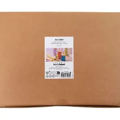 Bio-glitter, ass. farver, 46x20 g - 1 pakke
