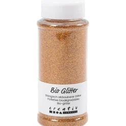 Bio-glitter, kobber, 110 g - 1 stk
