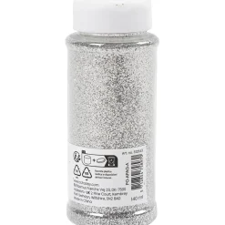 Bio-glitter sølv- 1 stk