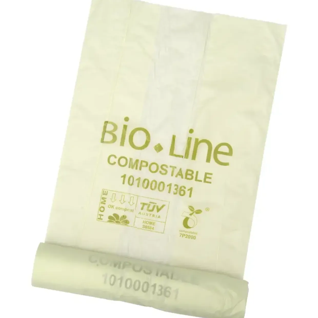 Bioposer ABENA Bio-Line 15 L grøn 45x45cm - 50 stk pr rulle - 40 ruller