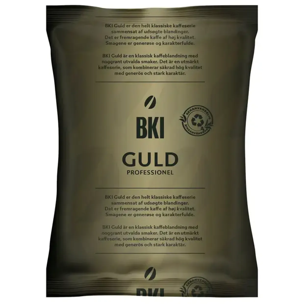 BKI Java Mørk kaffe - mellemristet og formalet - 70 gram - 100 stk
