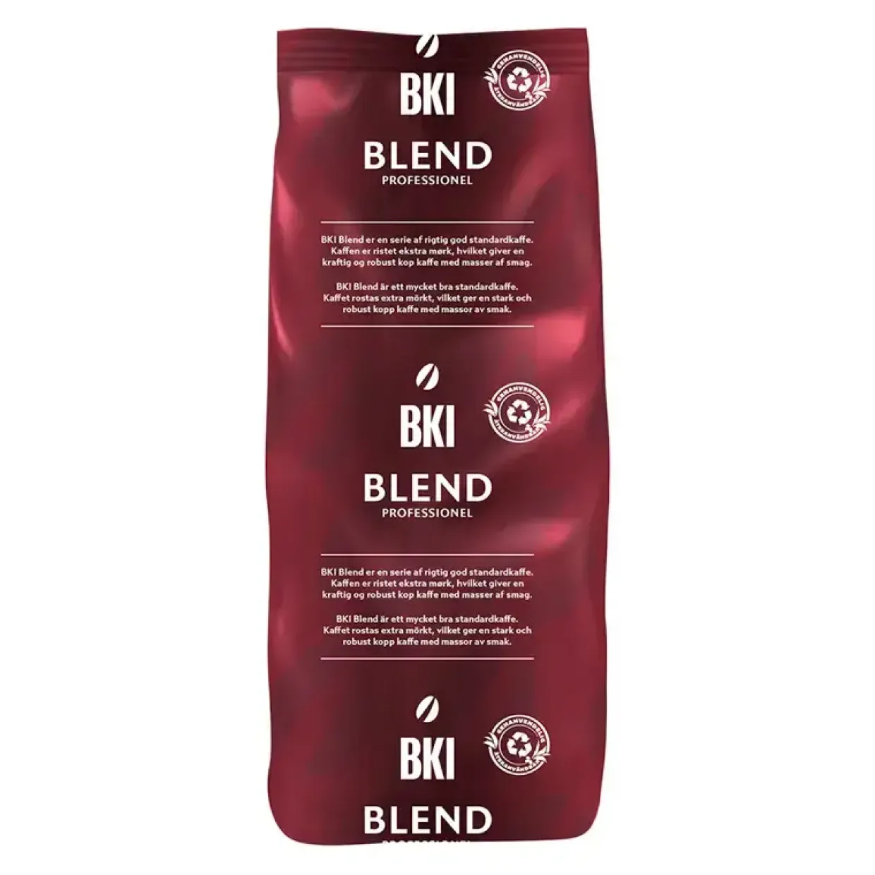 BKI Kaffe Blend 48 - god og kraftig - 500 gram - 16 stk