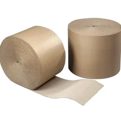 Bølgepap - Brun - 100 cm x 70 meter