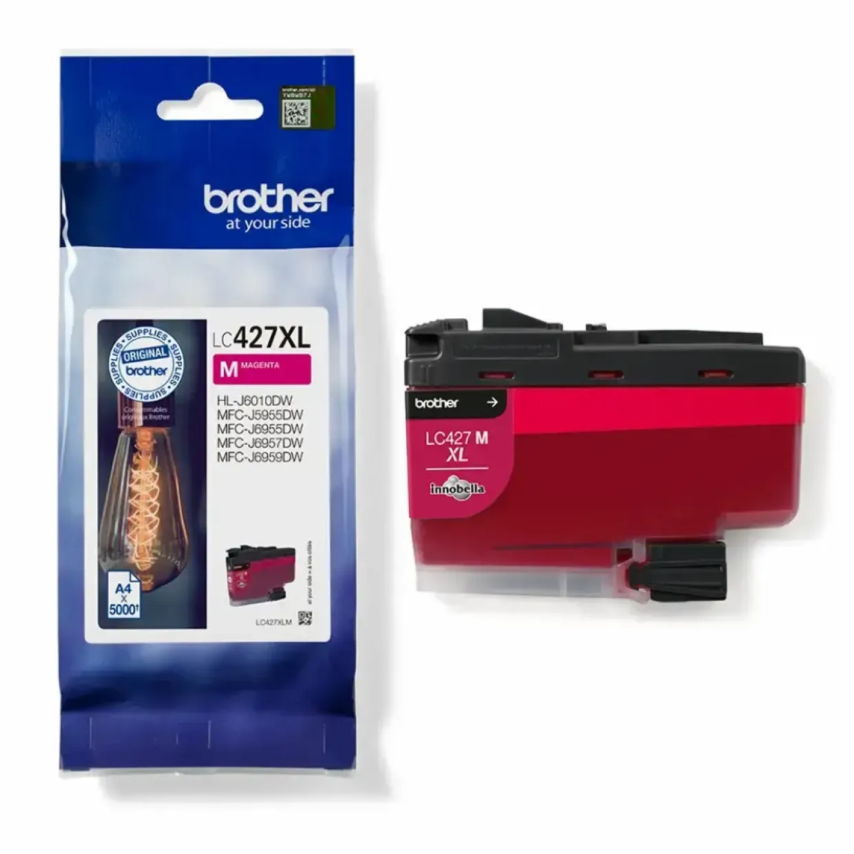 Blækpatron Brother LC427XLM ink cartridge magenta - 5.000 sider
