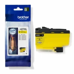 Blækpatron Brother LC427XLY ink cartridge - gul - 5000 sider
