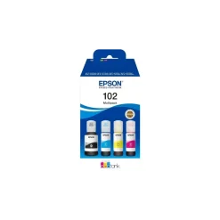 Blækpatron - Epson T102 EcoTank - Sampak - 4 Farver