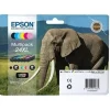 Blækpatroner - Epson T2438 24XL Multipack - 6 farver - Elefant-serien