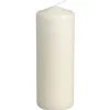 Bloklys, champagne, 90 timer, 18 cm, Ø7 cm - 12 stk