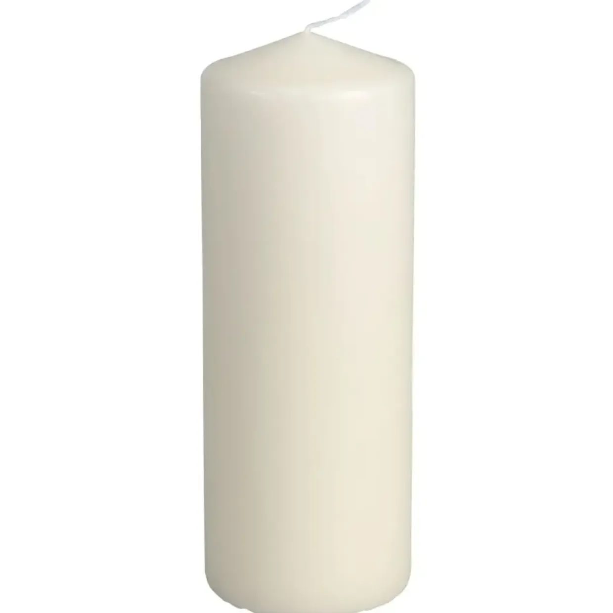 Bloklys, champagne, 90 timer, 18 cm, Ø7 cm - 12 stk