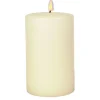 Bloklys, champagne, 55 timer, 12 cm, Ø7 cm - 12 stk