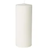 Bloklys 77 timer hvid rillet 7x18 cm - 12 stk