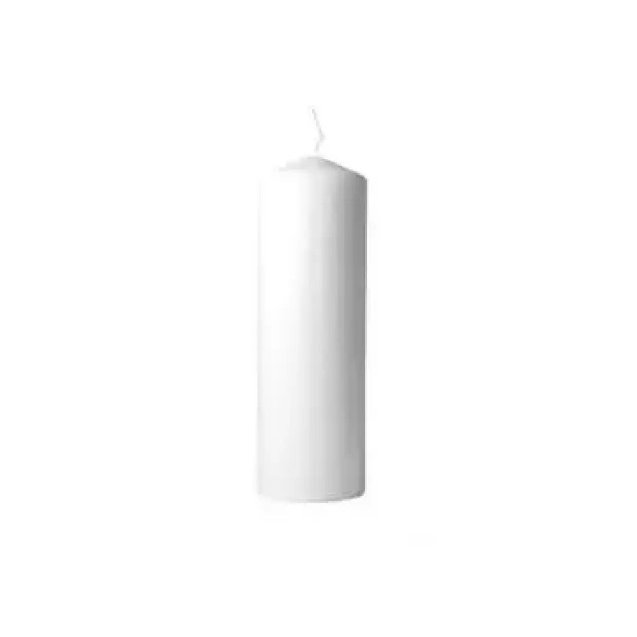 Bloklys Ø96x300 mm Brændetid 230 timer Hvid - 6 stk/krt