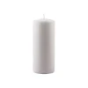 Bloklys Ø78x195 mm Brændetid 112 timer Hvid - 6 stk/krt