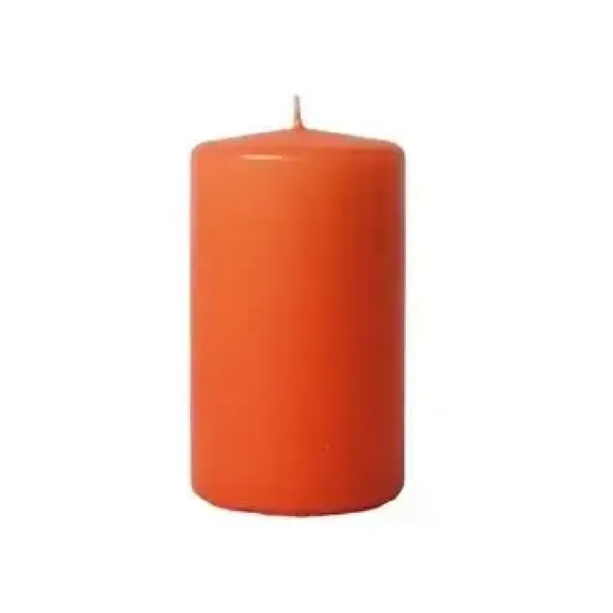 Bloklys Ø60x120 mm Brændetid 40 timer Orange - 12 stk/krt