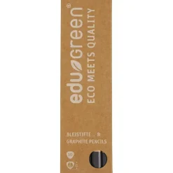 Blyanter kraftig Edugreen hårdhed B 10 stk|1 pk