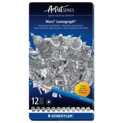 Blyanter - Staedtler - Mars Lumograph - Blå