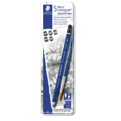 Blyanter Staedtler Mars Lumograph Aquarell+pensel ass