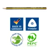 Blyanter Staedtler Noris Upcycled Wood trekantet HB (3)
