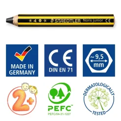 Blyant Noris Junior Staedtler 2B blister (1)