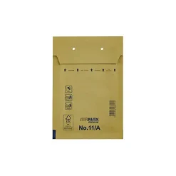 Boblekuverter Airmax 120x175mm brun No. 11/A indv. 100x165mm - 200 stk pr pakke