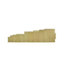 Boblekuverter Airmax 140x225mm brun No. 12/B indv. 120x215mm - 200 stk pr pakke