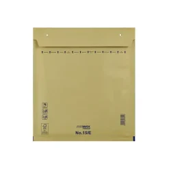 Boblekuverter Airmax 240x285mm brun No. 15/E indv. 220x265mm - 100 stk pr pakke