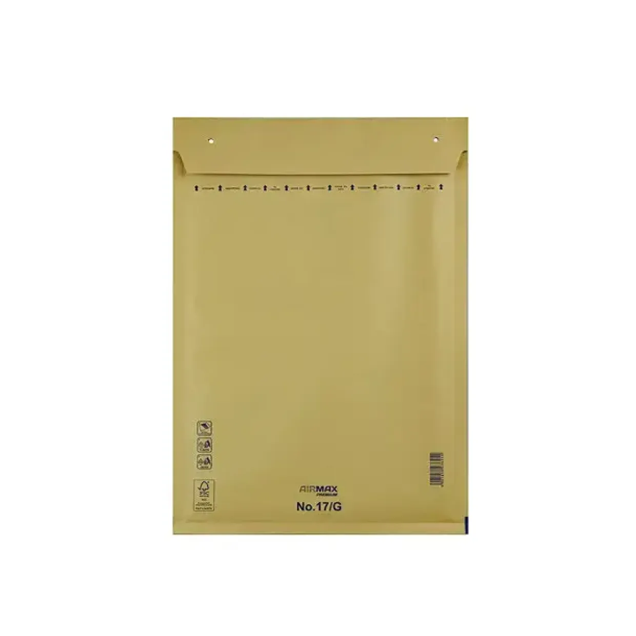 Boblekuverter Airmax 250x350mm brun No. 17/G indv. 230x340mm - 100 stk pr pakke
