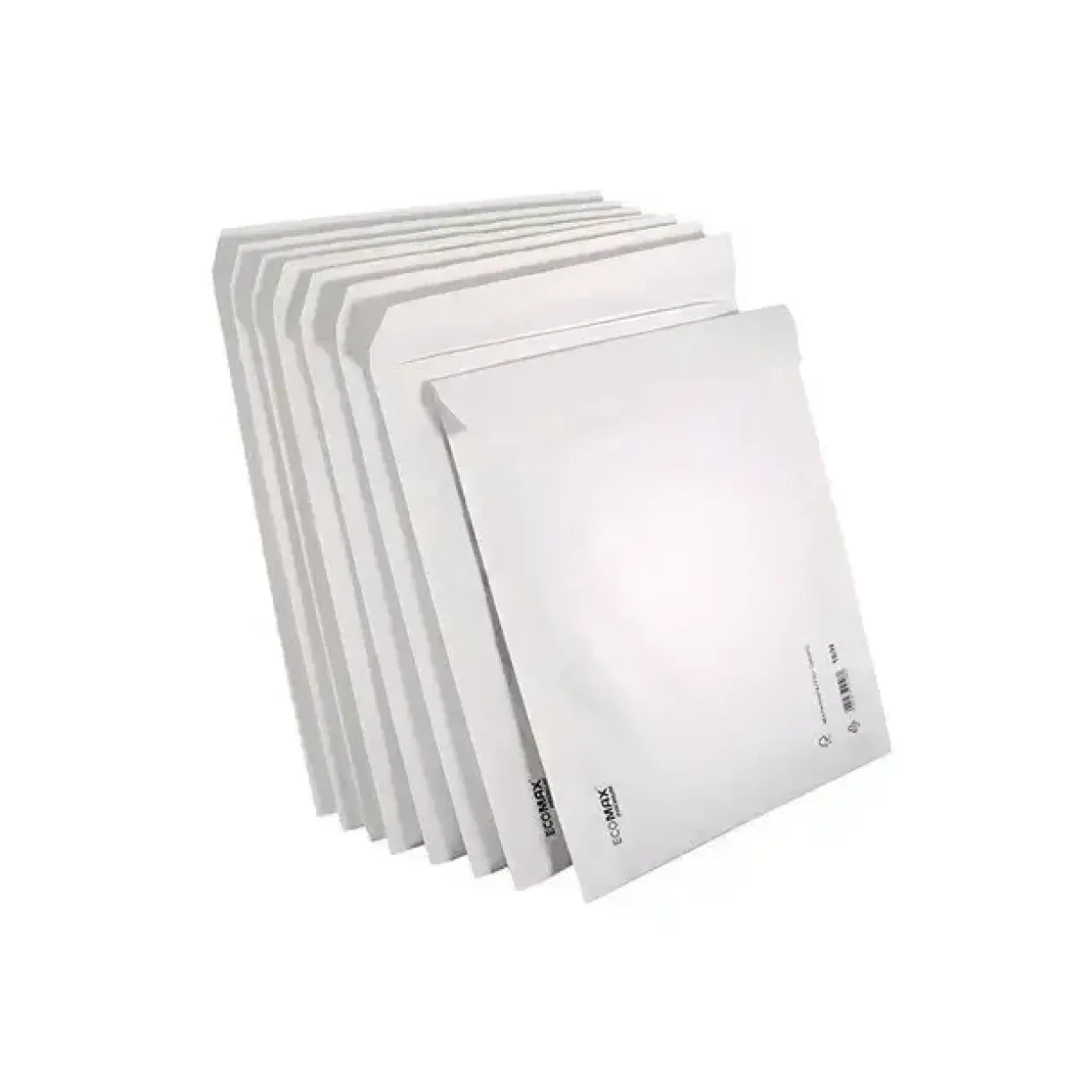 Boblekuverter Ecomax 240x285mm hvid No. 15/E indv. 215x265mm - 100 stk pr pakke