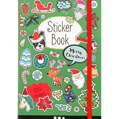 Bog med stickers str. 11,5 x 17 cm julemotiver 76 ark | cirka 1700 stk.