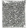 Bogstavperler, diam. 7 mm, hulstr. 1,2 mm, sølv, 165g, ca. 1500 stk.