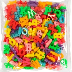 Bogstavperler, str. 1-2 cm, 50 g/ 1 pk.