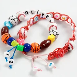 Bogstavperler, str. 7 mm, hulstr. 1,2 mm, hvid, 25g, ca. 200 stk.