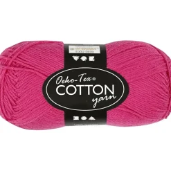 Bomuldsgarn længde 170 meter 8|4 pink - 50 gram