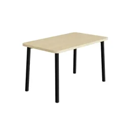Bord Add 590, 1200x700 mm højde 720 mm med birk laminat, sort stel