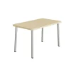 Bord Add 590, 1200x700 mm højde 720 mm med birk laminat, alu stel