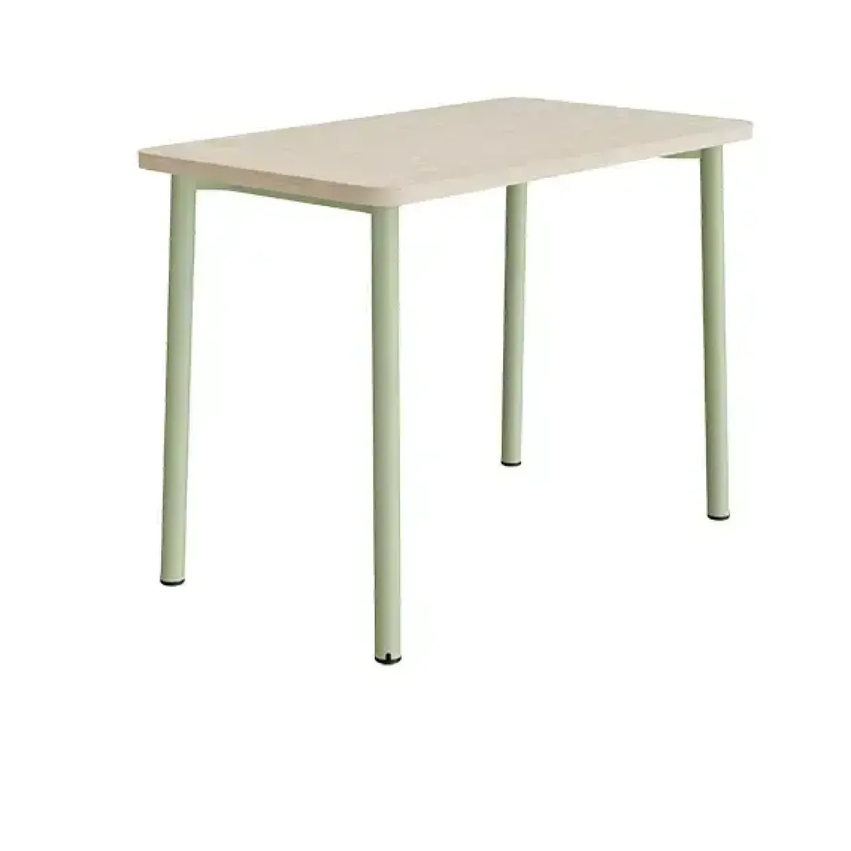 Bord Add 590, 1200x700 mm højde 900 mm med hvidpigmenteret eg, grønt stel