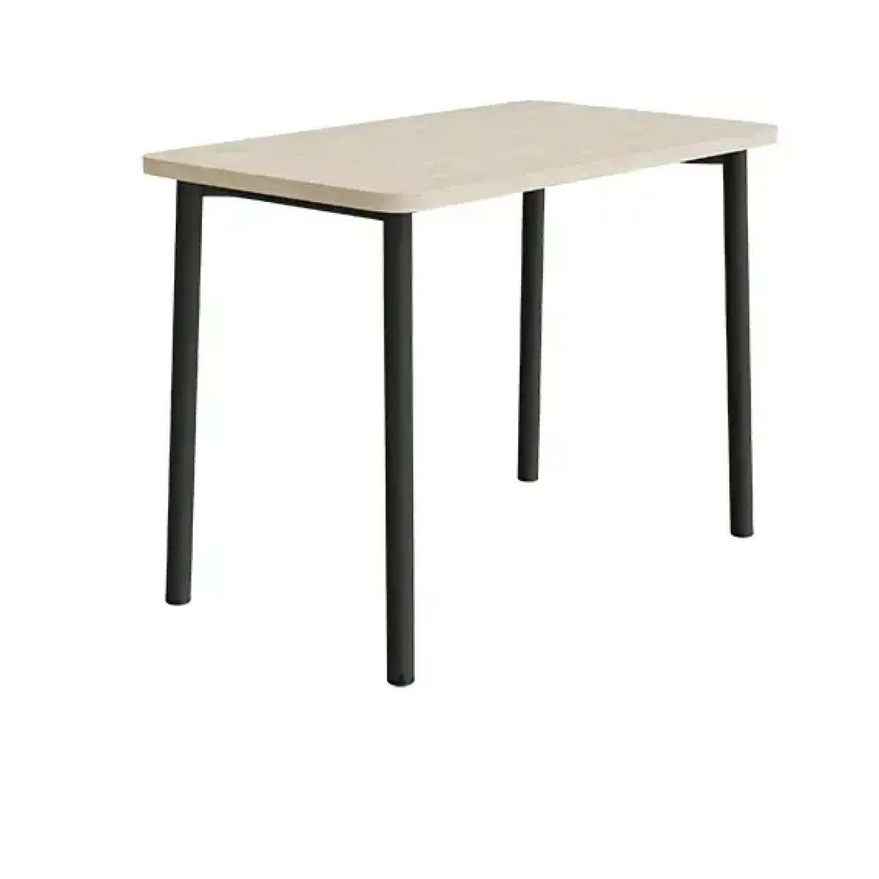 Bord Add 590, 1200x700 mm højde 900 mm med hvidpigmenteret eg, sortoliven stel