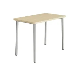 Bord Add 590, 1200x700 mm højde 900 mm med lydabsorberende birk laminat, alu stel