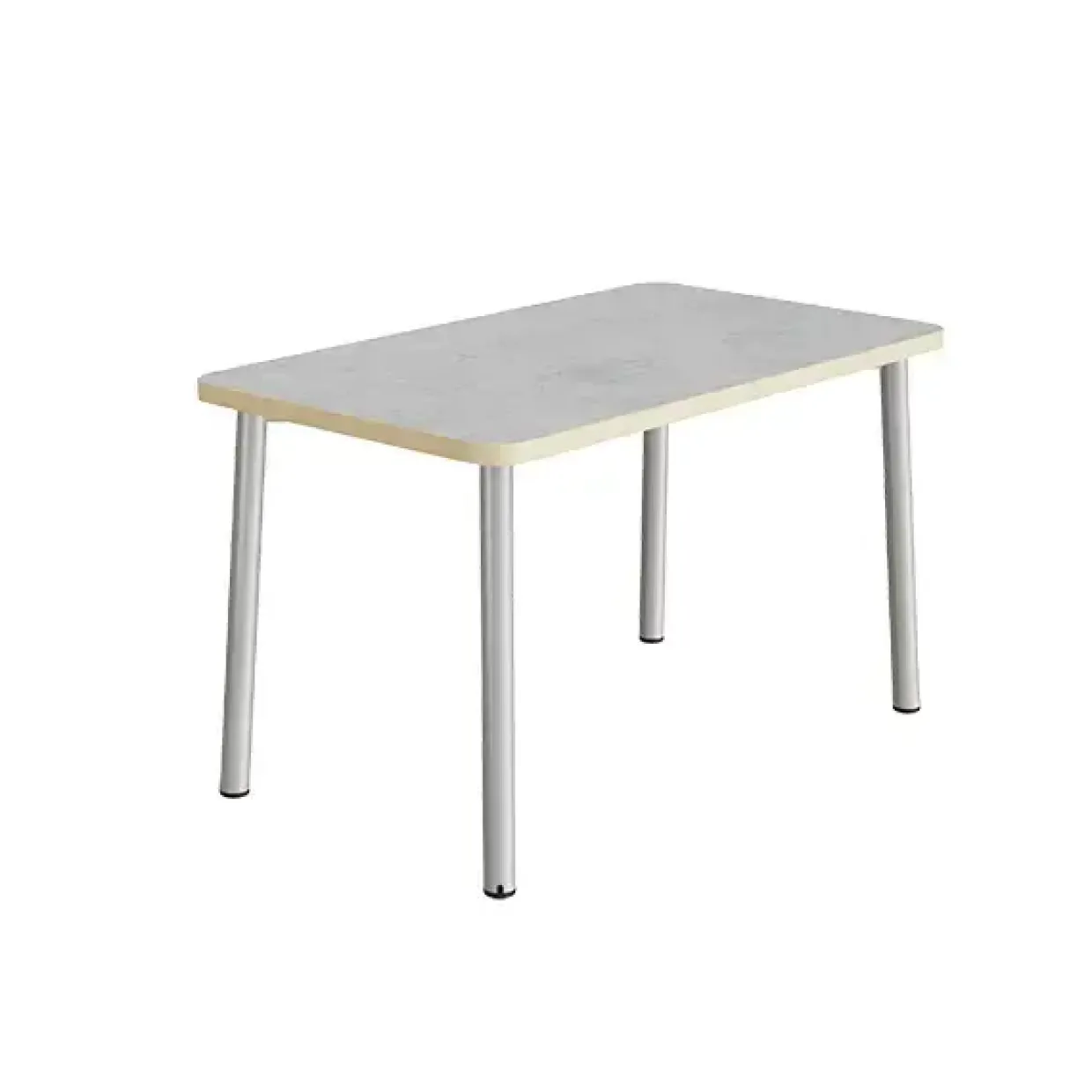 Bord Add 590, 1200x700 mm højde 720 mm med lys grå linoleum, alu stel