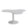 Bord Amöba 1005, 1200x1500 mm, Højde 720 mm, Grå laminat, alu stel