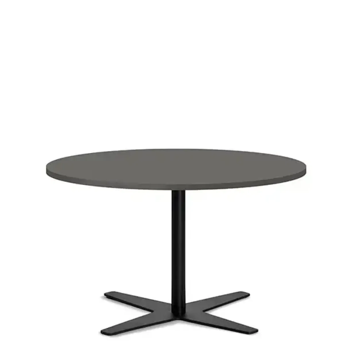 Bord Amy Ø900 H582 mm, Antracit laminat Sort understel