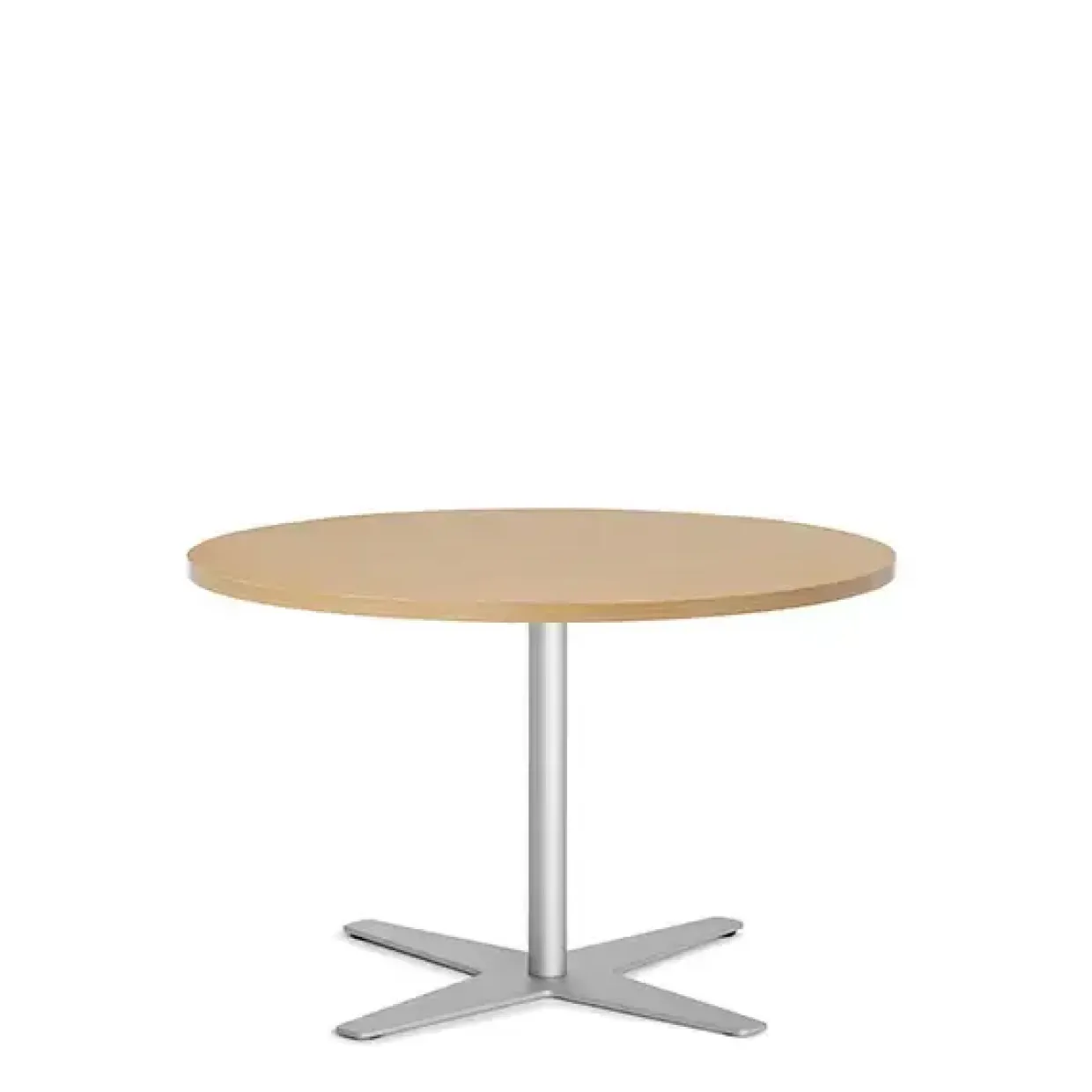 Bord Amy Ø900 mm H582 mm, Bøg laminat Alugråt understel