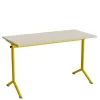 Bord – Atlas 1130 – 1200×600 mm – Eg højtrykslaminat – Gult stel