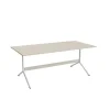 Bord Atlas 1134, 1800x900mm, højde 720, eg højtrykslaminat, hvidt stel