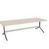 Bord Atlas 1134, 2400x1000mm, højde 720, eg højtrykslaminat, sortolivent stel